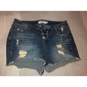 Torrid High Rise Jean shorts